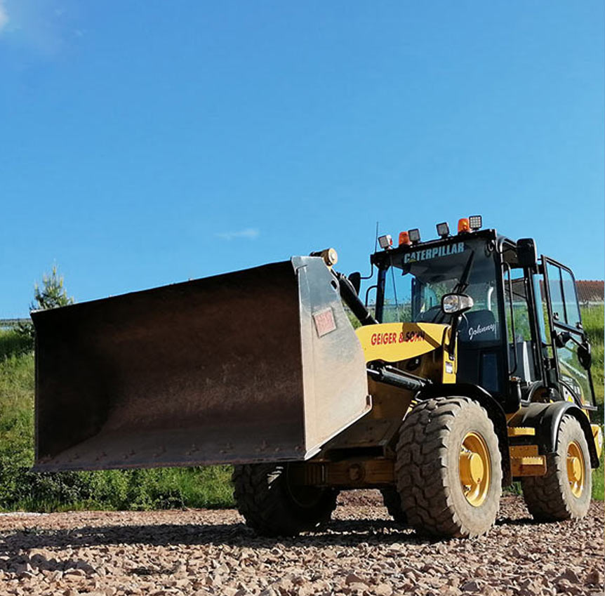 Radlader, Mini und Kompaktbagger