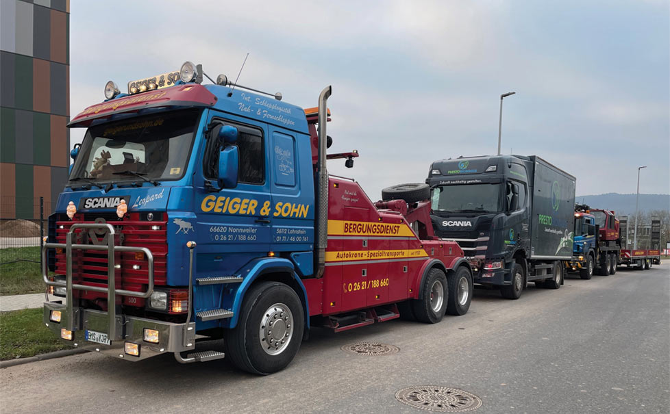 Geiger & Sohn – Kranservice, Abschleppdienst und Schwertransporte